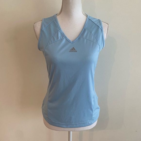 adidas Tops - Adidas Blue Workout Tank Top